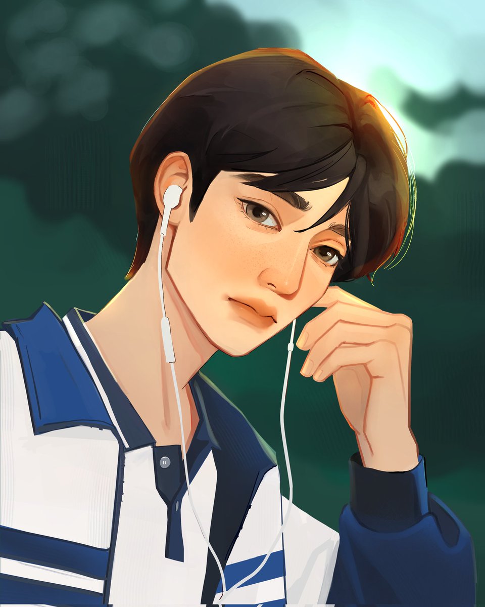 Hi there~ finished this one yesterday 
Give him some love
#ArtistOnTwitter #digitalart