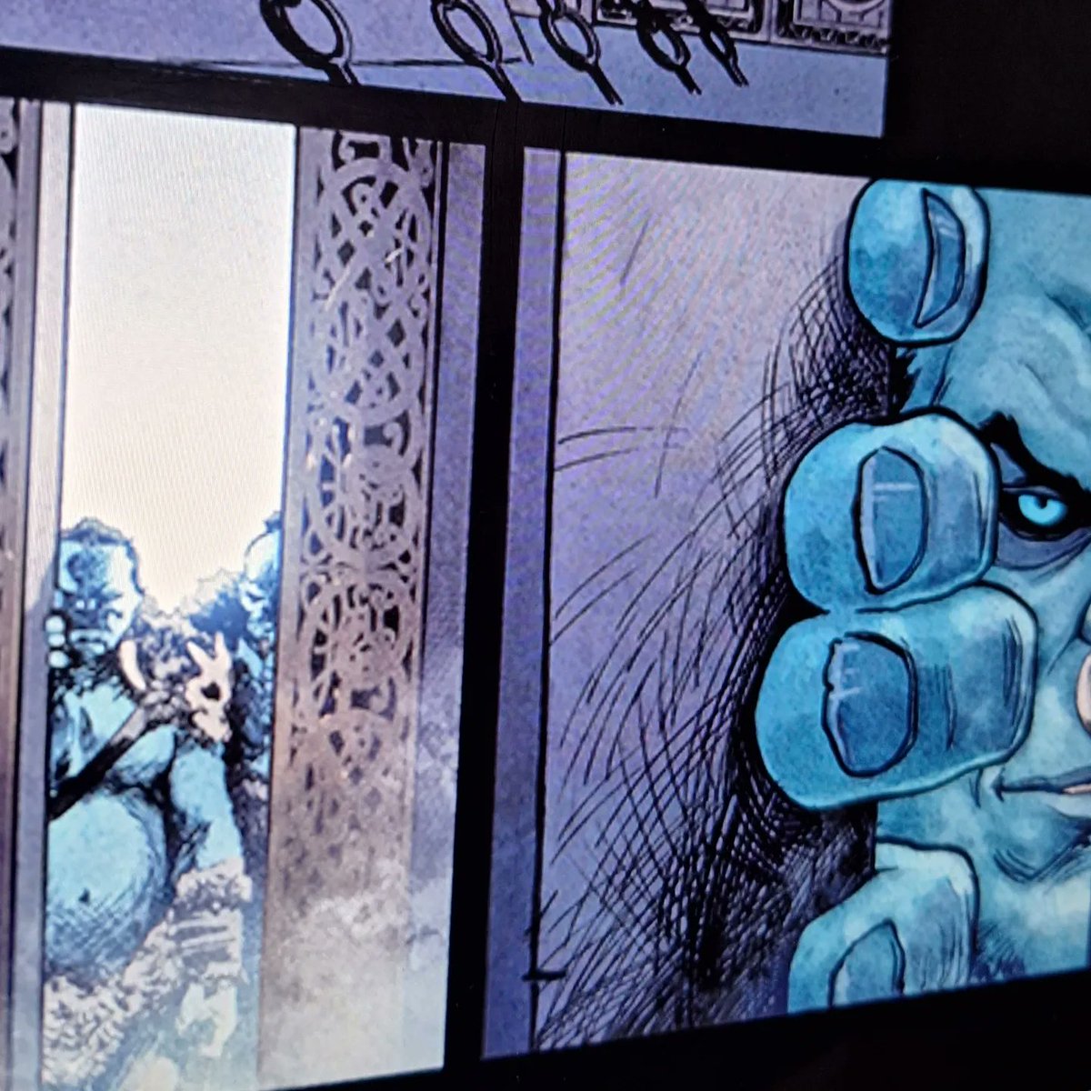 GermnPeralta10's tweet photo. Loki #01
SCRIPT: @DanPGWatters 
PENCIL &amp; INKS: @GermnPeralta10
COLORS: @SpicerColor
EDITORS: @Wil_Moss @marchesepls 

#MARVEL 

#loki #lokilaufeyson #frostgiants #jotunheim #danwaters #mikespicer #glut #rut https://t.co/PODwHwn4Rk