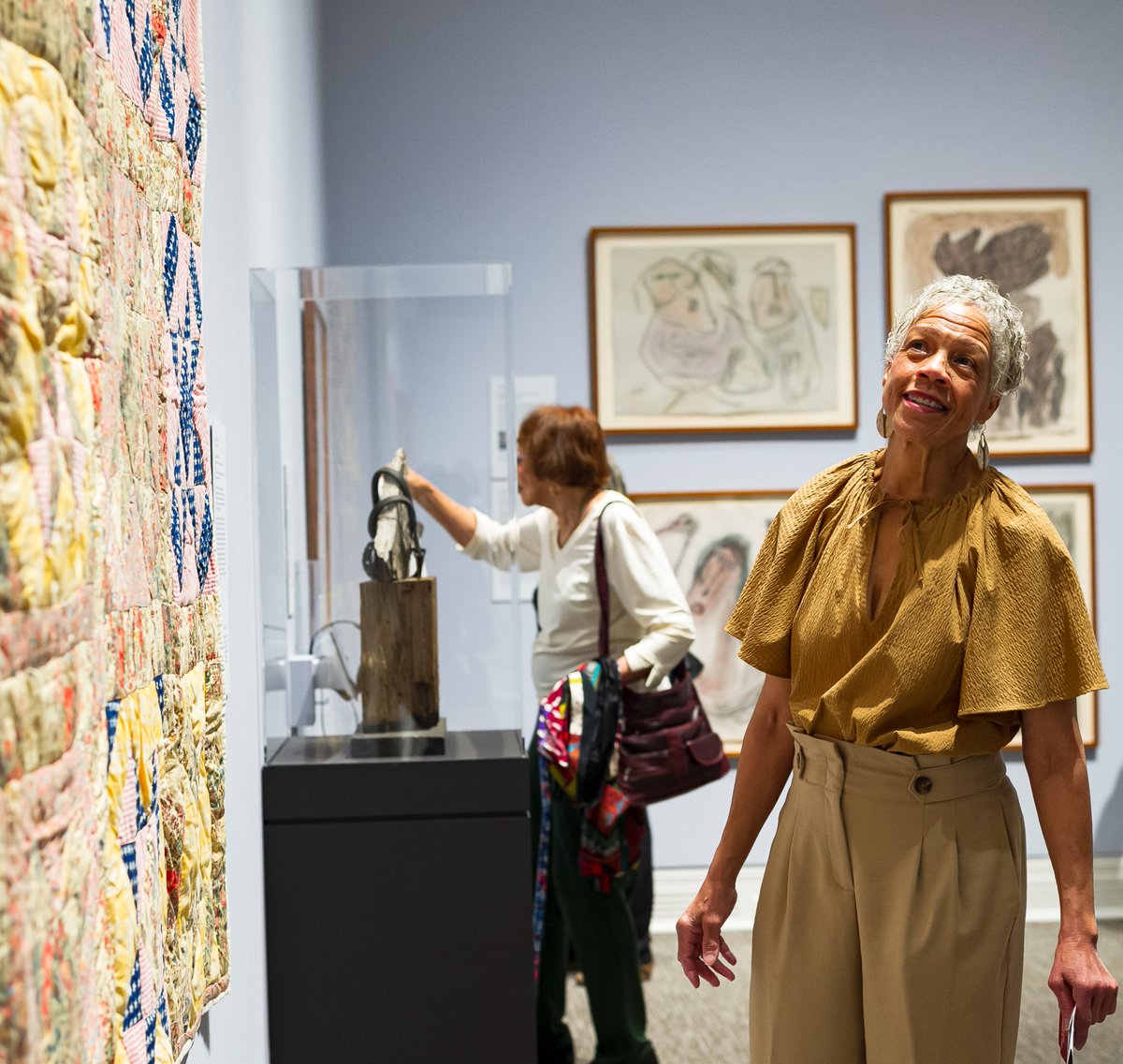 Final weekend to see "Unsettled Things: Art from an African American South" at the Ackland! Closing Sunday, July 2. Free admission. Hours &amp; info: bit.ly/3zQncIp. Photo: Cammel Hurse.