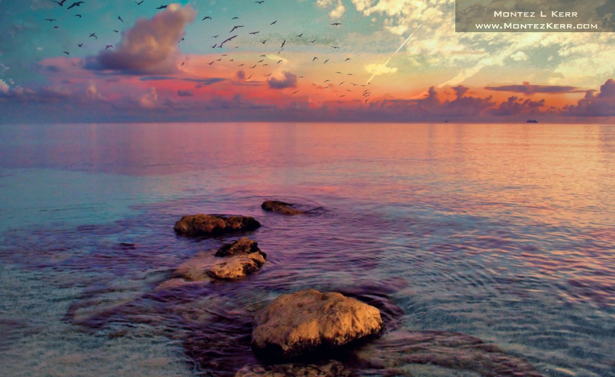 Sunrise overlooking Delaporte Point, Nassau  The Bahamas #theBahamas #dramatic #caribbean #humanartist #landscape #humanartist #AYearForArt #BuyIntoArt #wallart #buyintoart #homedecorideas #wallartforsale #landscapephotography  
  𝐒𝐄𝐄 𝐈𝐓 𝐇𝐄𝐑𝐄 --->bit.ly/MontezLKerr