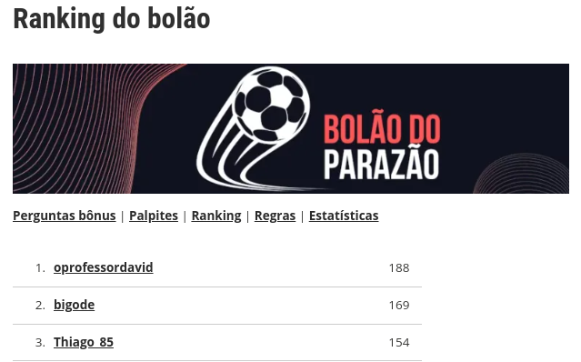 camp_paraense's tweet photo. Parabéns ao @oprofessordavid, ou melhor, David Pinto Martins, grande campeão do Bolão do Parazão! Muito obrigado pela participação de todos. https://t.co/LRN3GHaNHn