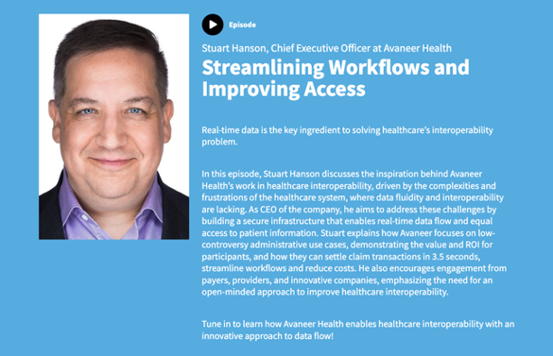 stu_hanson's tweet photo. Here is a link to my recent conversation with Saul Marquez at Outcomes Rocket Network. I always appreciate the chance to talk to others in the industry who understand the potential to reinvent the way healthcare transacts. https://t.co/uwgsh0PlkV https://t.co/lnjUJ8dJO2