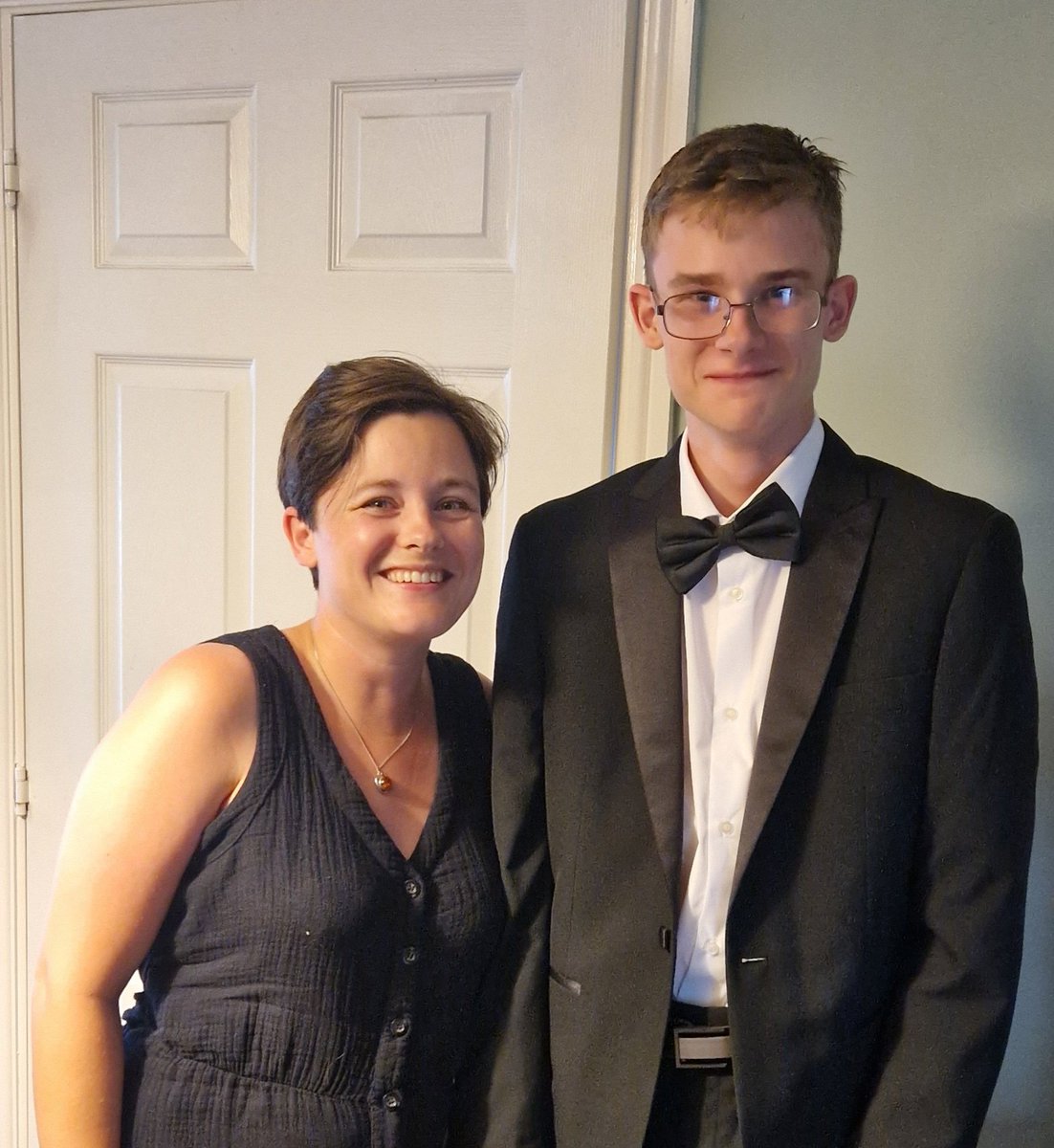 Proud Mum and Dad moment!😊

My sons #highschoolprom!

Jack has worked his ass off all year!

Time to let his hair down!

#Northkesteven 
#prom
#GCSE 
#Exams