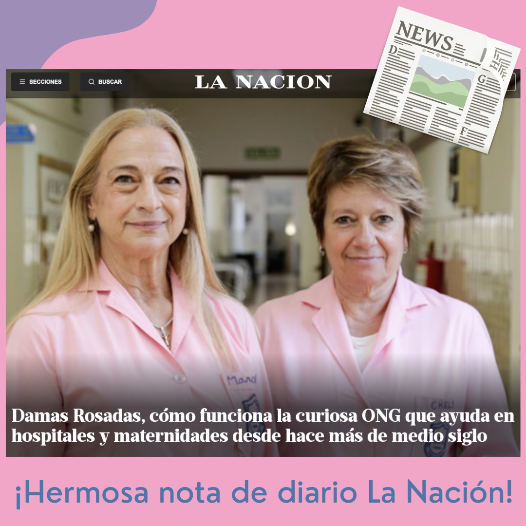 Nos hicieron una nota para el diario <a href="/LANACION/">LA NACION</a> recorrimos nuestra historia desde el comienzo del voluntariado hasta estos días.
La nota completa aquí: lanacion.com.ar/sociedad/damas…

#da_mas #damasrosadas #voluntarios #solidaridad #vida #ong #donación #maternidad #beneficencia
