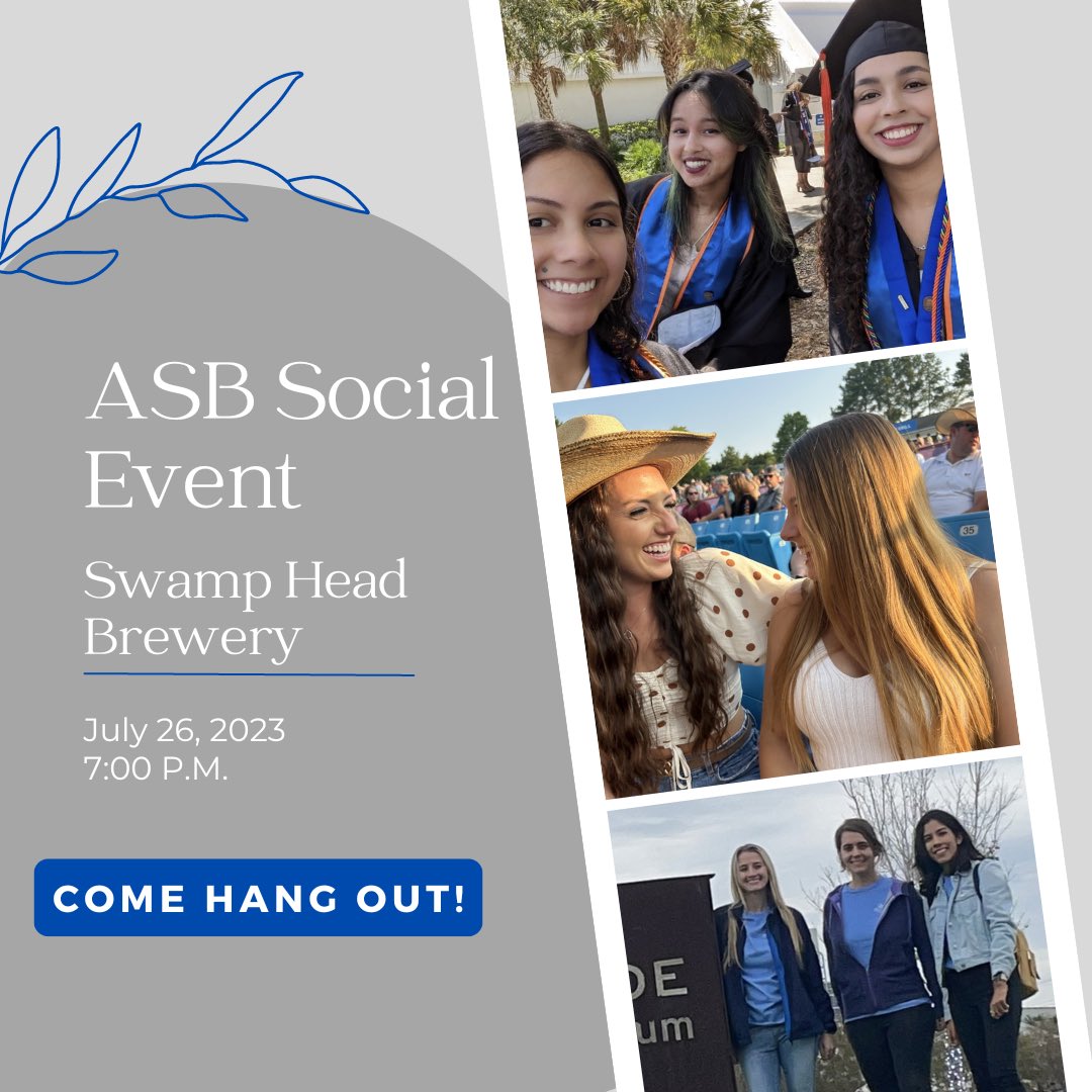 We’re getting started this summer! Mark your calendars &amp; be sure to join us for our social event at Swamp Head Brewery! Spread the word 😁 #ASB #SocialEvent
