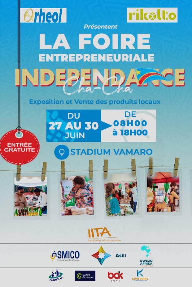 EuniceNoad's tweet photo. #FoireIndependanceBukavu
En tant qu'entrepreneur,je suis heureuse d'avoir participé à ce grand événement qui a rassemblé bcp de jeunes de la ville de #Bukavu épris par l'ambition d'une indépendance économique à travers une cohésion sociale et d'un souhait de réussir ensemble https://t.co/StimOTDy2A