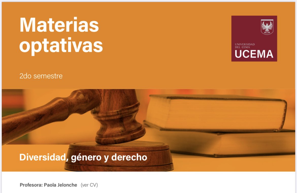 Oferta Materia Optativa Abogacía 2 sem <a href="/Pjelonche/">Paola Jelonche</a>