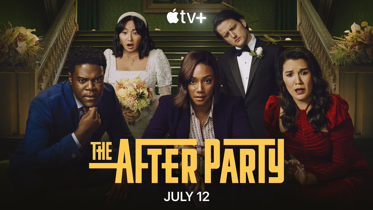 #TheAfterparty Season 2 fires at a laugh a minute pace as another addictive whodunnit tale unfolds. #SamRichardson and #TiffanyHaddish once again are a killer comedic duo, while the newcomers to the cast are all perfectly cast, most notably #JackWhitehall and #ElizabethPerkins