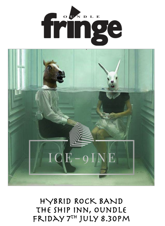 CheesyGonzalez's tweet photo. ICE-9iNE in concert for Oundle Fringe Festival, Friday 7th July, The Ship Inn, Oundle. https://t.co/XbPuXEPbBk