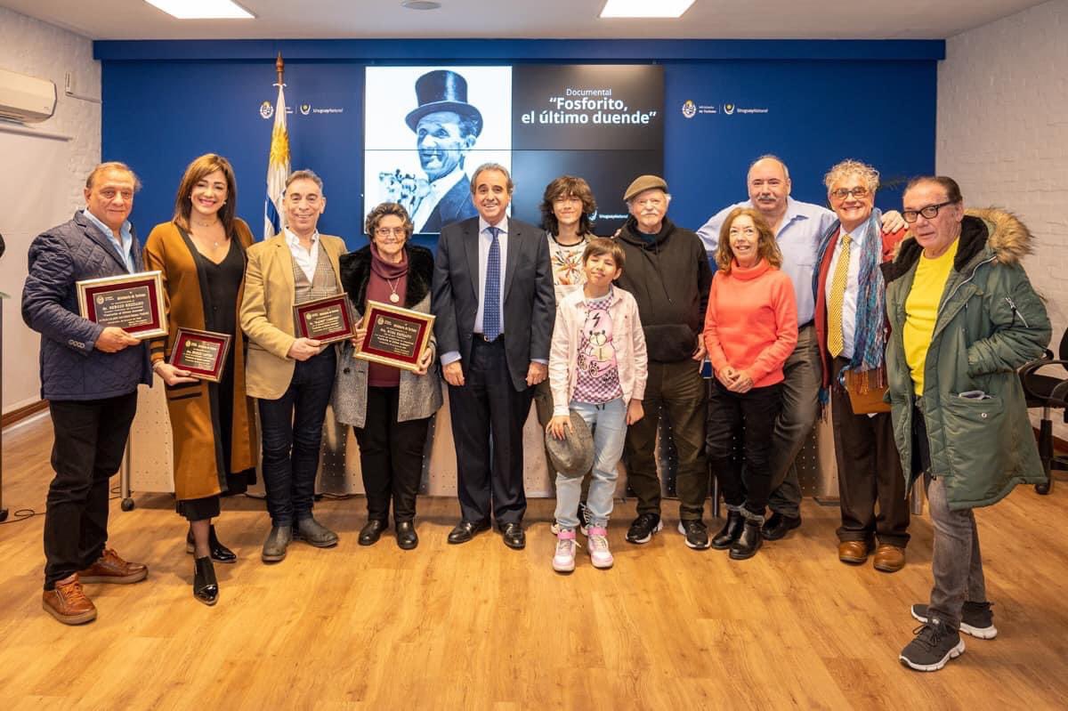 En el Ministerio de Turismo, el lanzamiento del documental “Fosforito el Último Duende” en el que participamos junto a Jorge Bonaldi.