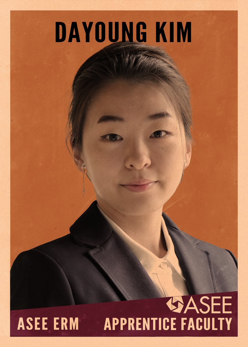 ASEE_ERM's tweet photo. 2023 @ASEE_ERM Apprentice Faculty Grant awardee
Dayoung Kim (@Dayoung_K) @vtenge

@ASEE_ERM @ASEE_DC #ASEE2023 https://t.co/VRUKjjjbiD https://t.co/Yy9GekQFPn