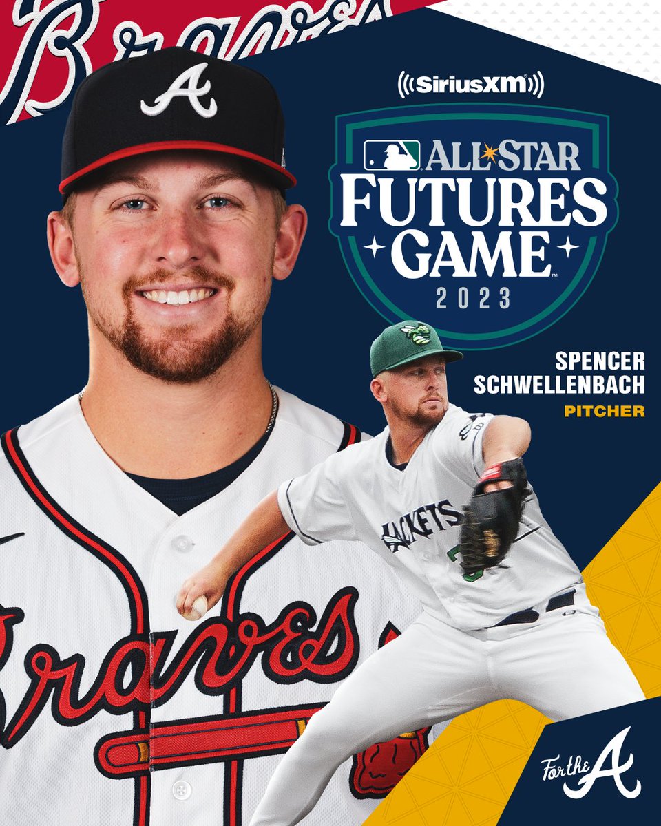 Congratulations to @spencerschwell who will rep the Braves at the 2023 All-Star Futures Game!