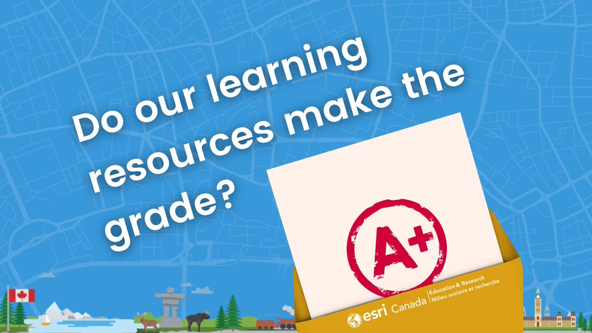 As you head into summer break, we want to express our sincere gratitude for all that you have done this year!

But before you leave for a much needed break, we want to know...

Do our learning resources make the grade?
👉arcg.is/1zb0uX