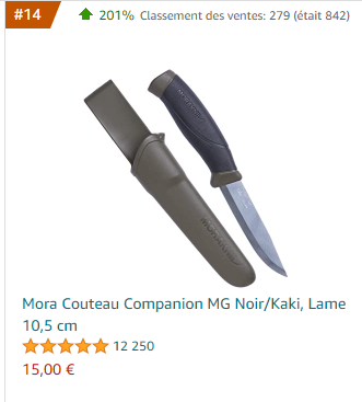 devostitu's tweet photo. Les ventes de couteaux, bates de baseball, et réplique d'armes sont en explosion sur amazon
C'est fou comment un site comme amazon peut nous montrer ce qu'il se passe actuellement
https://t.co/IyATEXSOfc
#MyleneFarmer #lidl #GuerreCivile #etatdurgence #CRETEILSOLEIL #police https://t.co/gbycchlaik