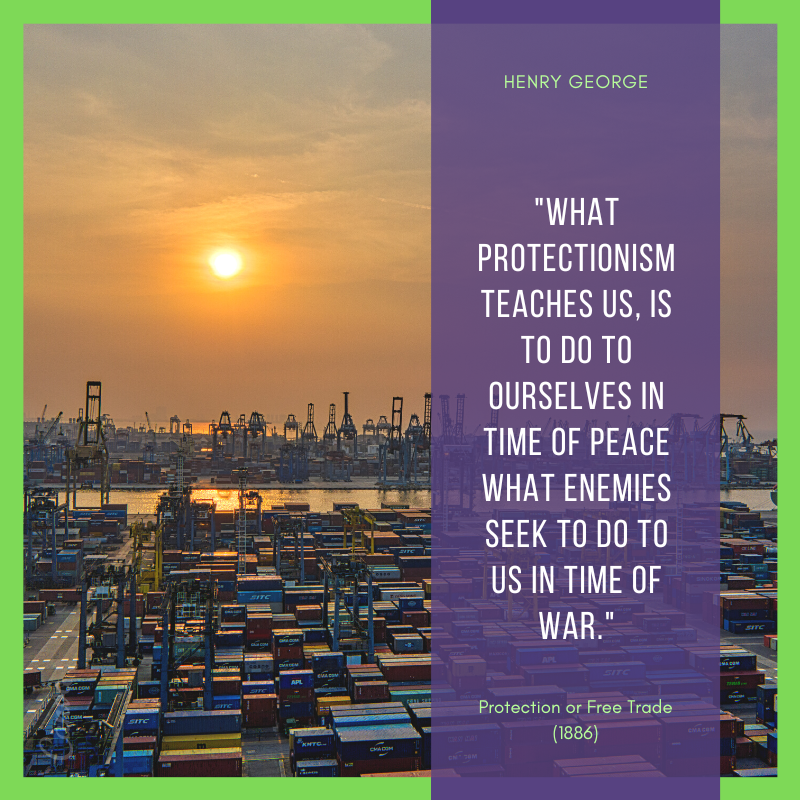 HGSSSNYC's tweet photo. Learn more at https://t.co/Mncd1KIOLE

#quote #HenryGeorge #Georgism #HGSSS #ProtectionorFreeTrade #1886 https://t.co/BYD7HnomIB