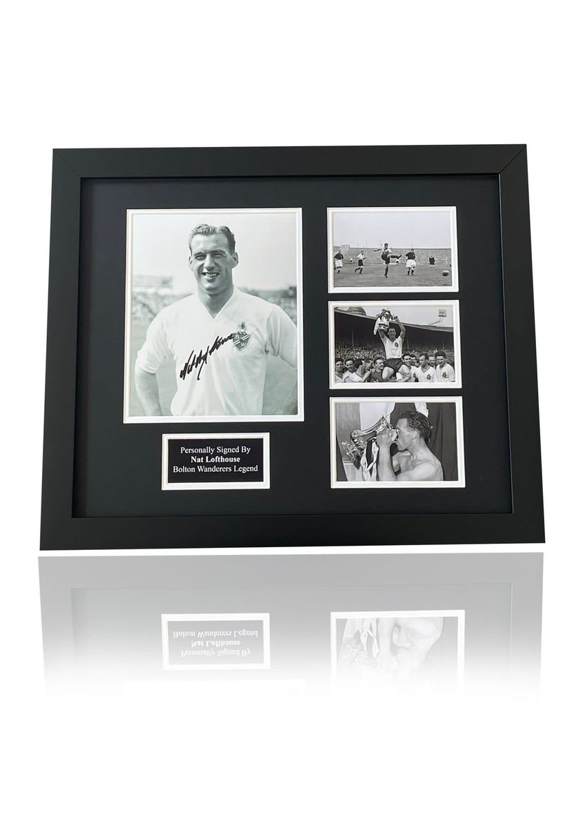 🚨BWFC Fans 🚨

We’ve teamed up with <a href="/MemorabiliaWW/">White Wall Memorabilia</a> to bring yet ANOTHER superb giveaway. 

A hand signed 1958 photo montage signed by “Sir” Nat Lofthouse 🦁of Vienna. 

All you have to do to be entered is RT this post and you must be following both Accounts. 

Good luck 
#bwfc