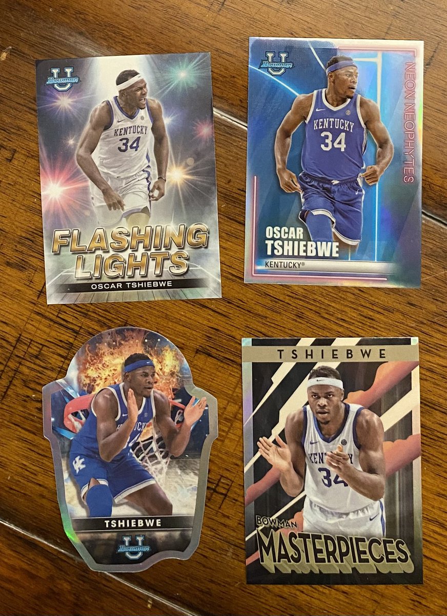 KentuckyCards's tweet photo. It’s another College Card Release Day!! @Topps Bowman’s Best University Basketball is out!! Welp, I know what I’m doing till…like next Wednesday…

And yes Wemby and Caitlin Clark are in it too! https://t.co/LBC16Gl0DB