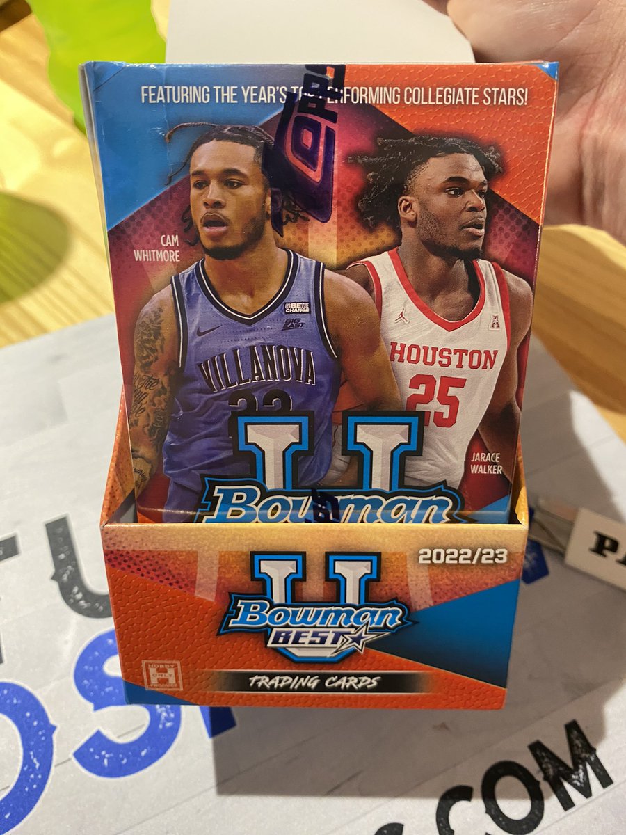 It’s another College Card Release Day!! @Topps Bowman’s Best University Basketball is out!! Welp, I know what I’m doing till…like next Wednesday… And yes Wemby and Caitlin Clark are in it too!