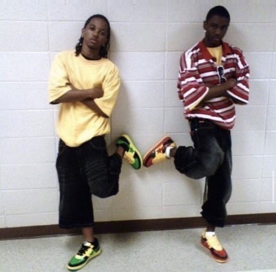 HardestFitPics's tweet photo. Soulja Boy &amp; Arab In Bapesta, 2007 https://t.co/C7Z27PIWFc