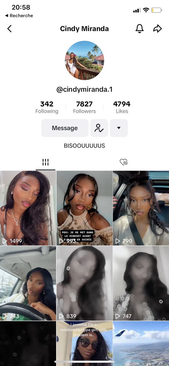 Allez follow Cindy sur Tiktok  #LoveIslandfr