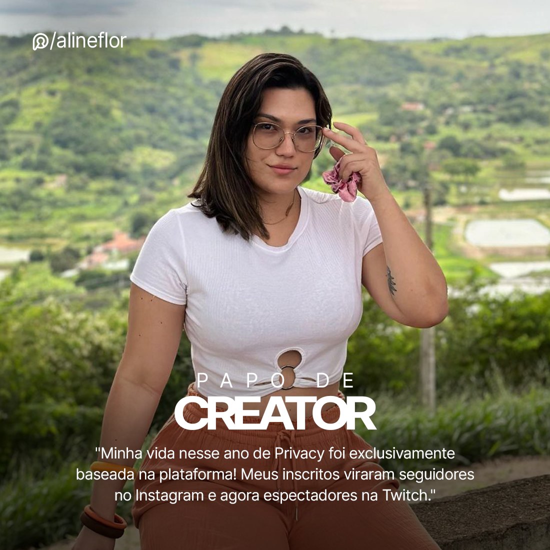 sejaprivacy's tweet photo. A Aline Flor, do @nerdcouple_ofc, compartilhou sua incrível jornada como gamer, graças ao apoio da Privacy. 

Antes da plataforma, ela não tinha seguidores em suas redes e com a Privacy transformou seus assinantes em seguidores e hoje está realizando seus sonhos. 

Parabéns, Aline! Mais sucesso virá! #SejaPrivacy #PapodeCreator #Altmodel #gamer