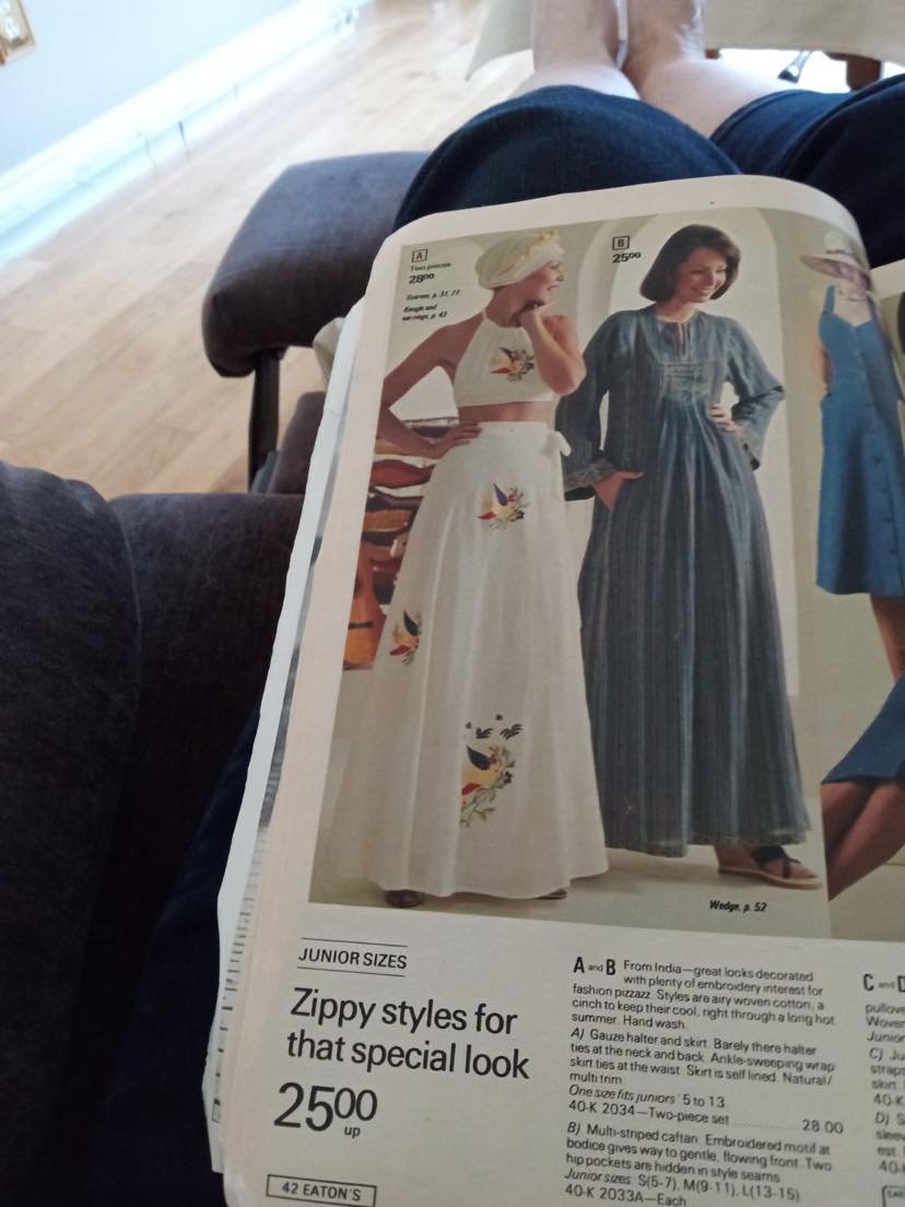 #Throwback - Check this out! My grandparents were cleaning out their garage yesterday and they found this Eaton's Catalog from 1976!