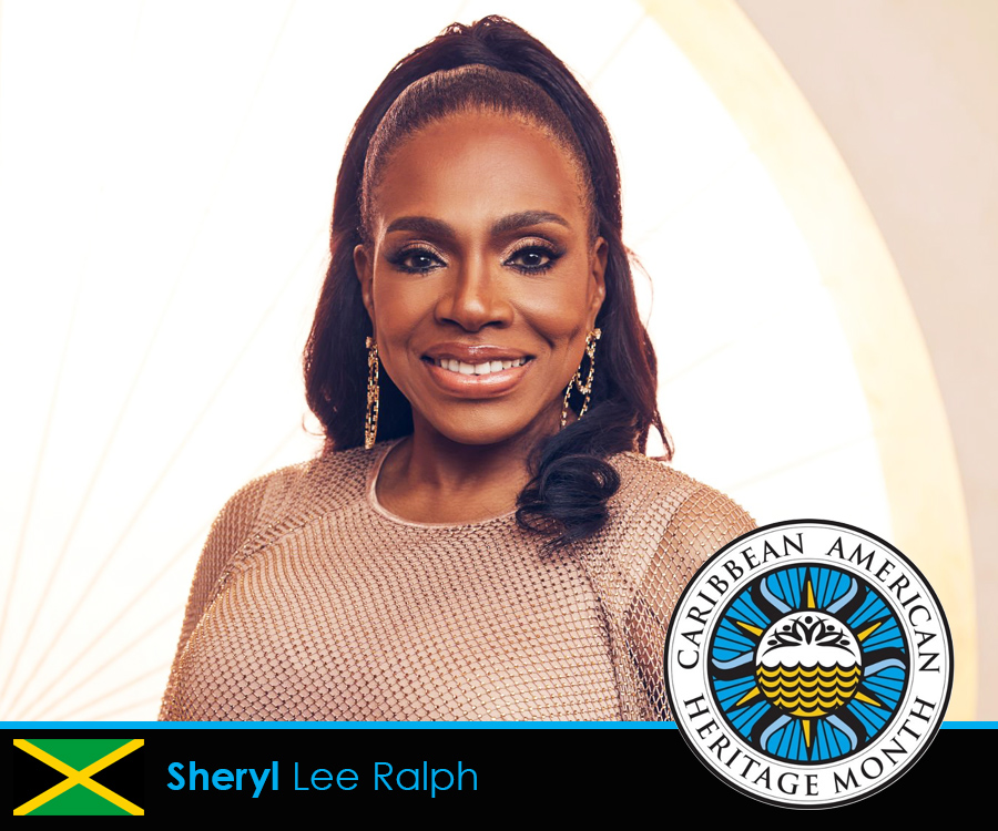 Sheryl Lee Ralph OJ, was born to a Jamaican mother and has played many roles on U.S. TV Series such as Moesha and, most recently, her Emmy Award winning role in Abbott Elementary. She has celebrated her Jamaican heritage throughout her career.

#CaribbeanAmericanHeritageMonth