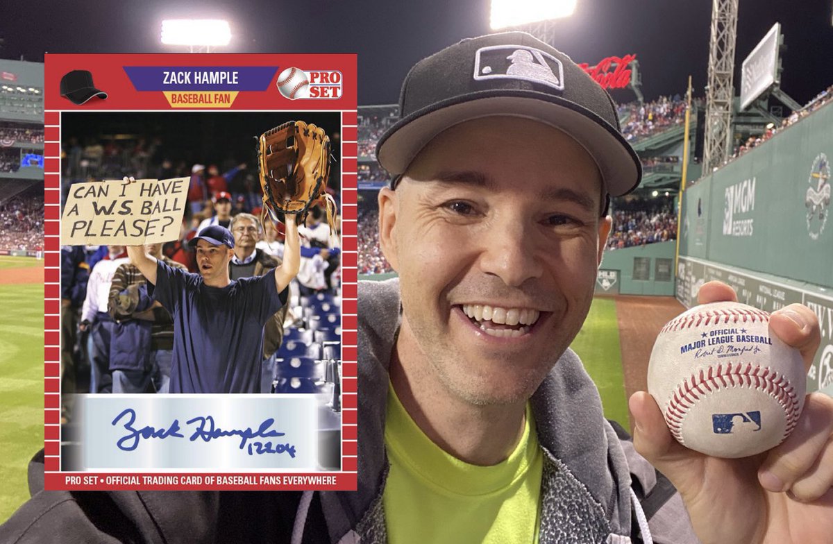 gurucollects's tweet image. ⚾️ BREAKING NEWS ⚾️ 

Famous baseball collector Zack Hample now has his own autographed trading card… 

Leaf just released this card on their website for $24.99 each.