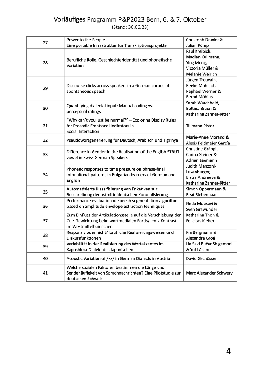 Preliminary program for #pundp2023 out now 👇 #phonetics #phonology #sociolinguistics