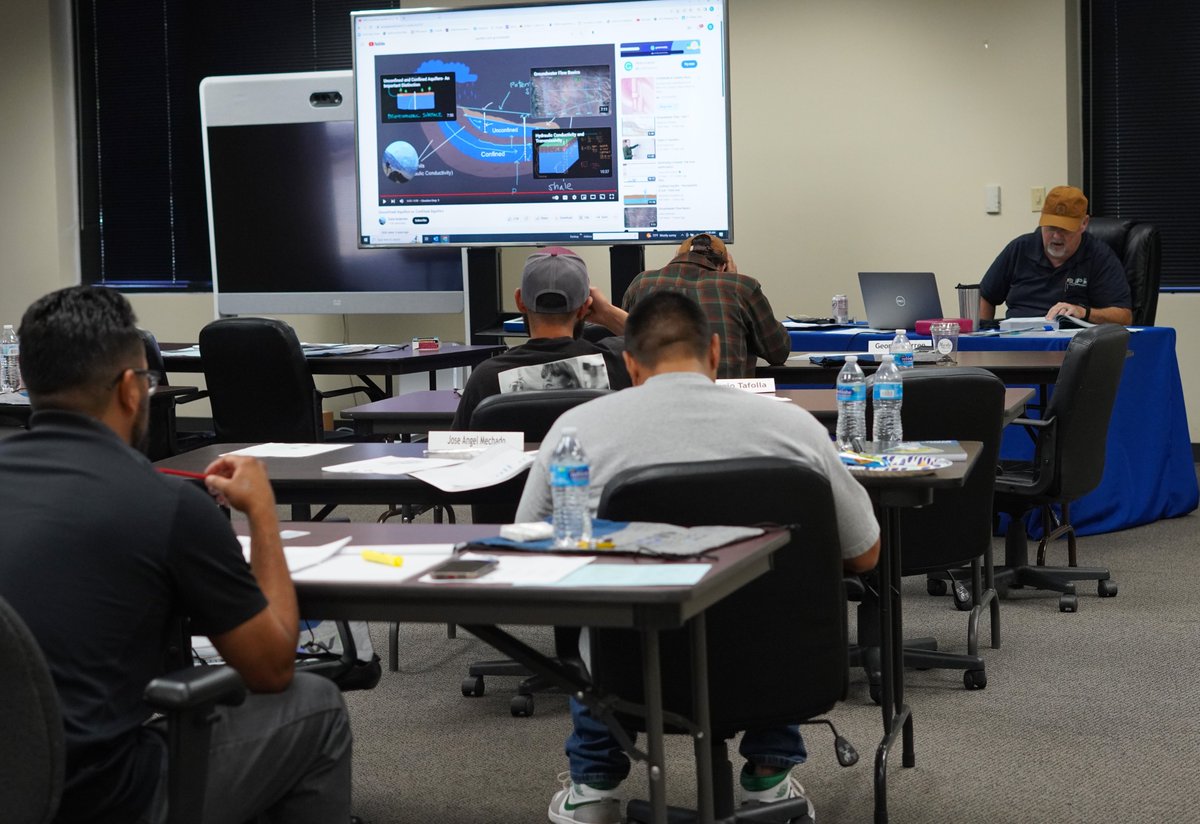 CalRural's tweet image. Darin is wrapping up this week&apos;s AWE Water Treatment class here at @CalRural. Thank you to our attendees for choosing us as your training provider. For a list of upcoming training visit calruralwater.org/in-person-clas… #ruralwater #watertreatment #WaterOperatorTraining #AWETraining