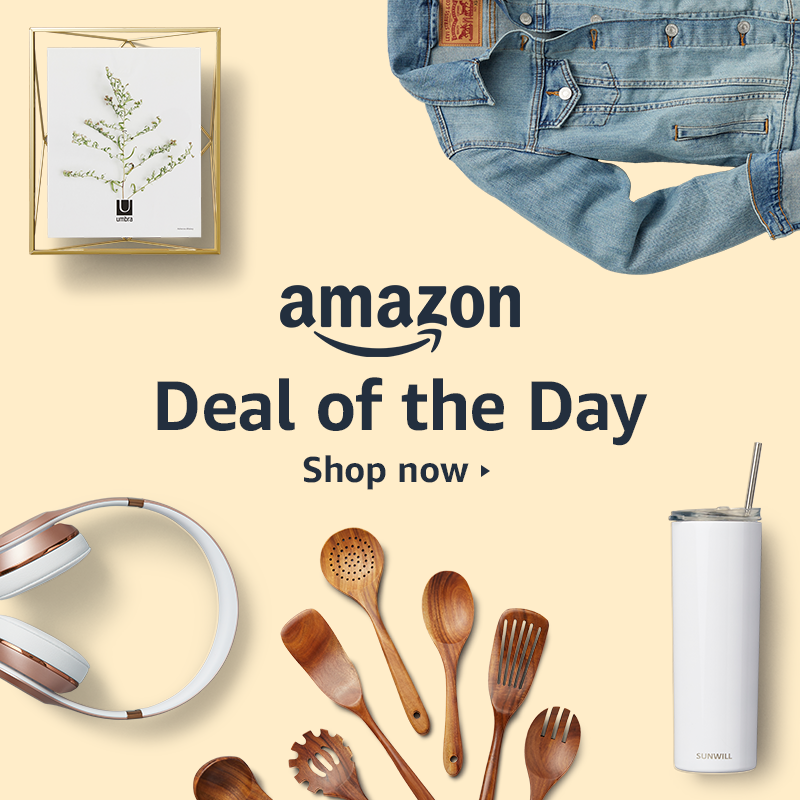 amazon's tweet photo. Today only! 

Shop today's deals on Amazon before they're gone.