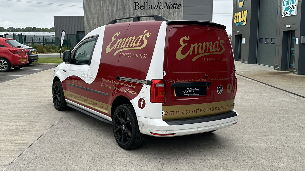 JSGraphixx's tweet image. Very proud of this one 👌 After a recommendation from a great client 😉 We where contacted by Bethany to come up with something special &amp;amp; eye catching for her #business Emma's - Scarborough &amp;amp; I hope we have created that 🤞 Using #averydennison &amp;amp; #metamark ✅🇬🇧👌