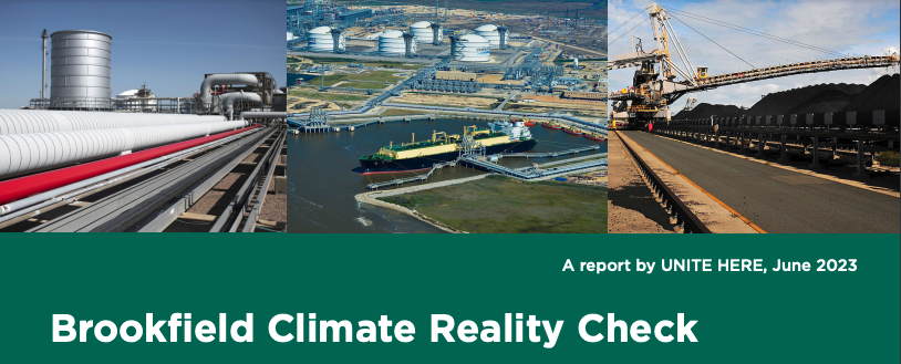 SierraClub's tweet photo. Brookfield – an alternative asset manager that claims to be a leader in ESG investing – has invested 💰 billions 💰 in oil sands, coal, and other fossil fuel infrastructure through affiliates. Read more in a new report by
@unitehere
⤵️https://t.co/3SIEDn9mHL https://t.co/NEbYuHrkD3