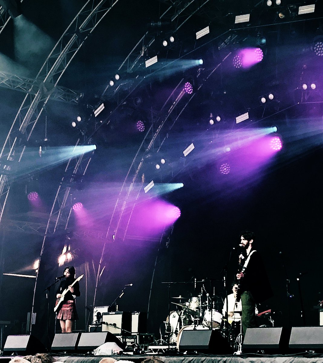 #Honeyglaze (from the @SpeedyWunder stable) on the first of many big 🇮🇪stages supporting @Interpol at @tcddublin now