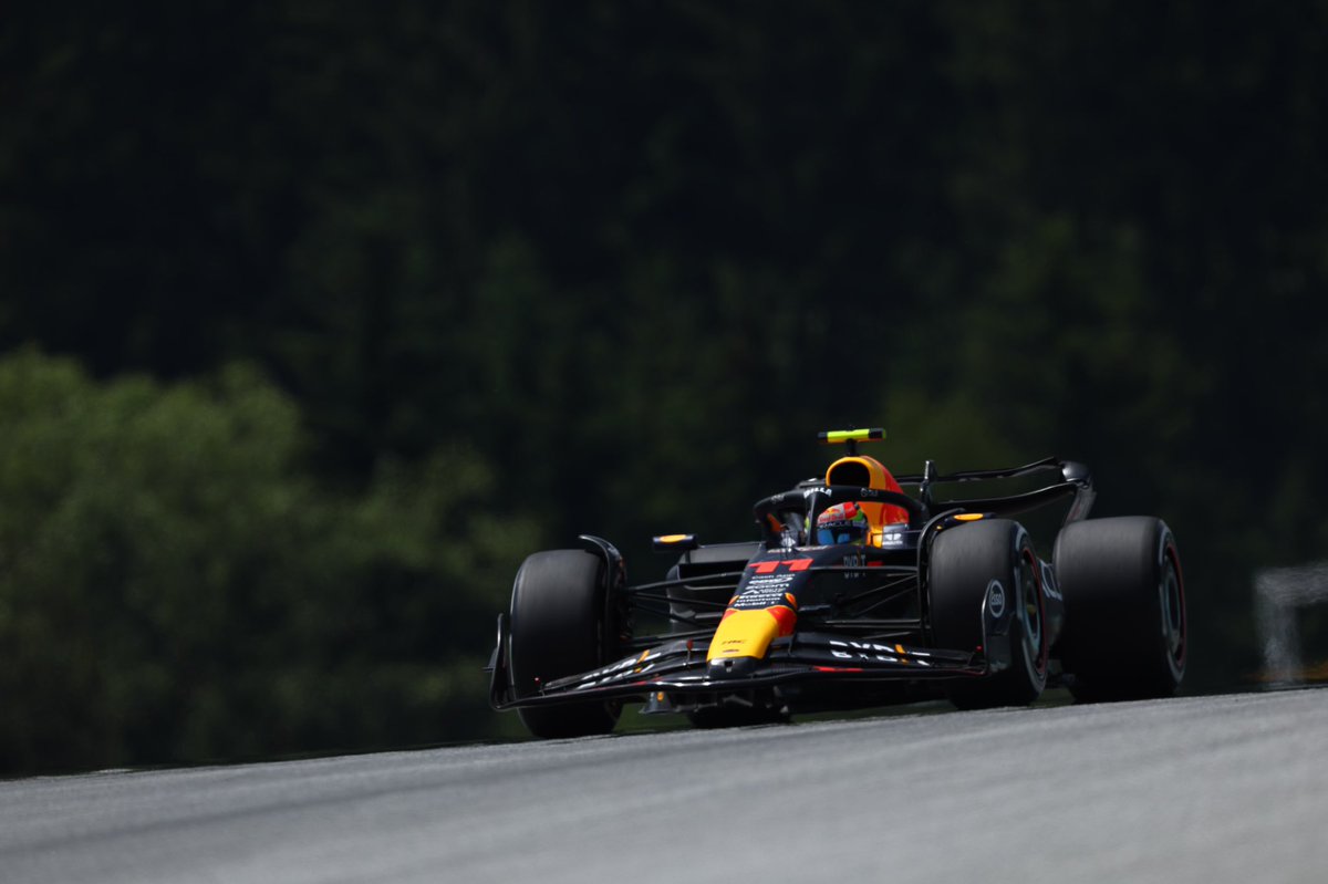 SChecoPerez's tweet photo. It wasn’t the start of the weekend that I expected.
I’m still not 100% but I’m getting better. Today was very difficult to anticipate the track limits.
I had traffic on my last attempt and went straight into the last corner.
There’s still a long way to go!

No fue el inicio al fin que esperaba, aún no estoy al 100% pero sigo mejorando, hoy fue muy difícil poder anticipar los límites de pista. 
En mi último intento tuve tráfico y me fui derecho en la última curva. 
Todavía queda mucho por delante. 

#Nevergiveup #SP11