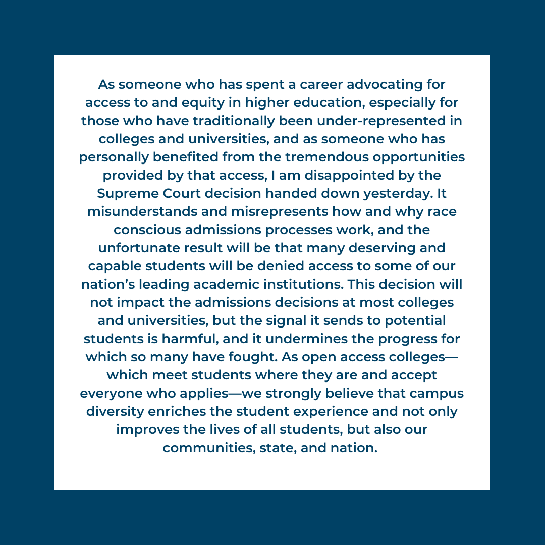 My thoughts on yesterday's #SCOTUS decision regarding affirmative action.