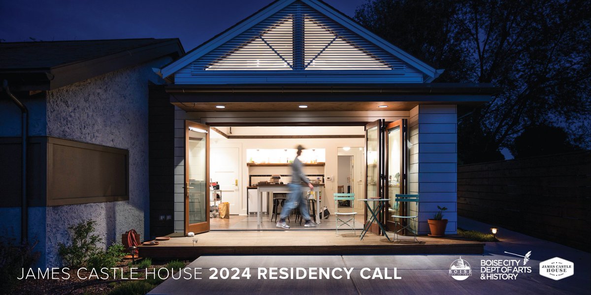 Calling all emerging and mid-career artists and professionals working in any creative field! 
Apply for the 2024 James Castle House Residency terms! Deadline is August 11, 2023, at 11:59 p.m. MT. Learn more and apply at bit.ly/3teALyp