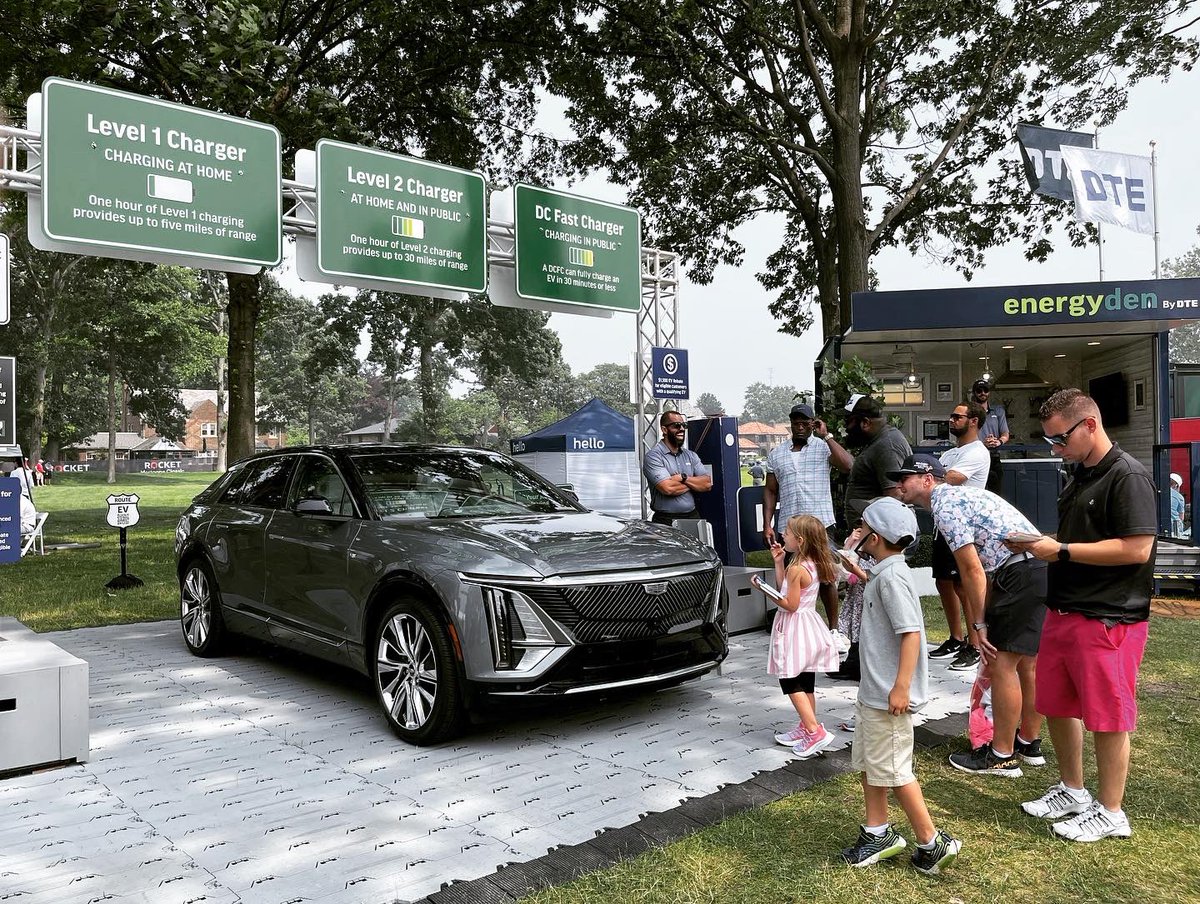 XperienceComm's tweet photo. Kicking off the weekend with DTE at Rocket Mortgage Classic! https://t.co/etpiWU9ooa