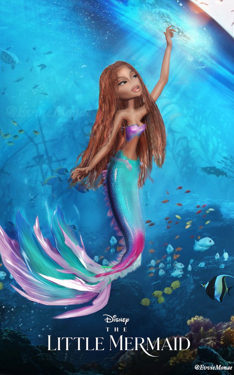 EvvieMonae's tweet photo. 🐚- "But a mermaid has no tears, and therefore she suffers so much more." @HalleBailey

#TheLittleMermaid Roblox/MMD FanArt🫧🧜🏾‍♀️

#Roblox #Art #LittleMermaid #HalleBailey https://t.co/dnSXGHNx0e