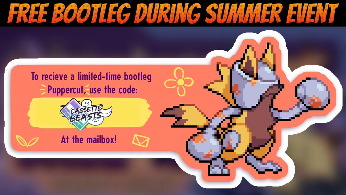 How to get a FREE Shiny (Bootleg) in Cassette Beasts During The Steam Summer Sale (SUMMERTIME) 

youtu.be/iCXVsHoELRc via @YouTube @RawFury @ByttenStudio

#monstertaming #creaturecollector #cassette #cassettebeasts #shiny #bootleg #shinyhunting #summertime #steamsummersale