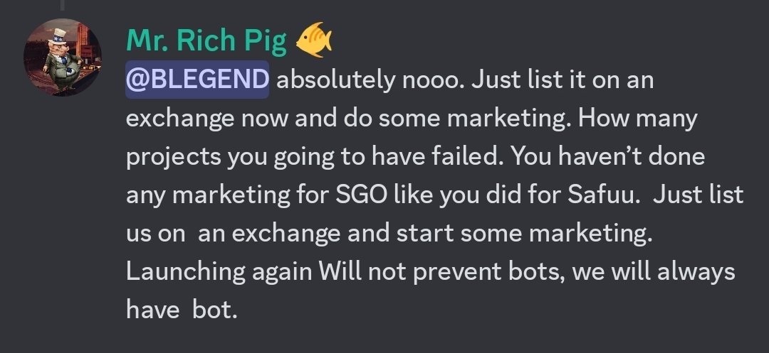 obi_wan_crypto's tweet photo. $SGO @SGO $SAFUU @SAFUU news:
👇
look at the cries of the idiots who invested in the sgo and @BryanLegendCEO projects
i've said many times that stupid people invest in bryan projects
#SGO #SAFUU @VULL $VULL #VULL @OOXY $OOXY #OOXY https://t.co/NOwk7A8Qys