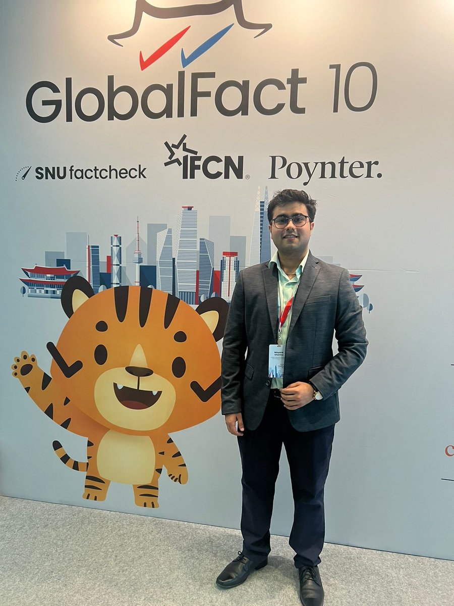 IFCN hosted #GlobalFact10 Summit of fact-checkers from 65 countries in Seoul for the 10th annual summit.

#DFRAC's Managing Editor @shujaatQuadri & CTO Mayank Sharma was among the many participants at Summit.