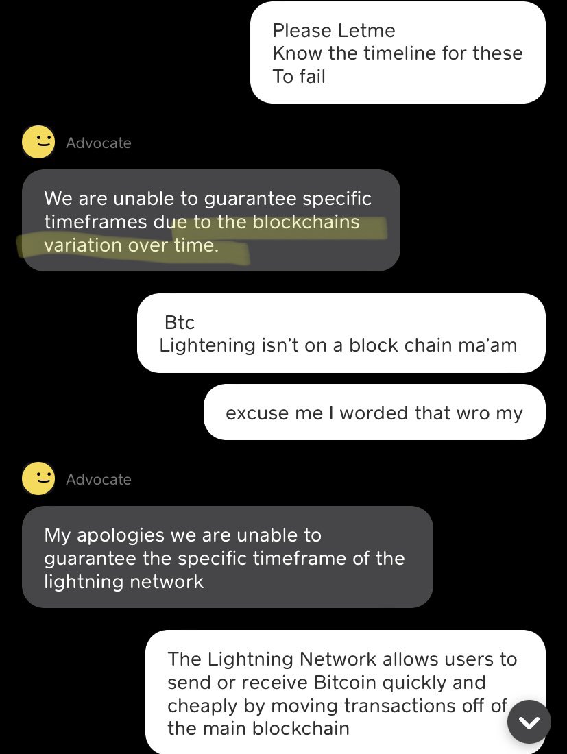 OmniMCID's tweet image. @CashApp  your app is clearly swamped with btc sat issues and your support was not only rude but refuses to help. I’m not alone. #cashapp #cashappproblems