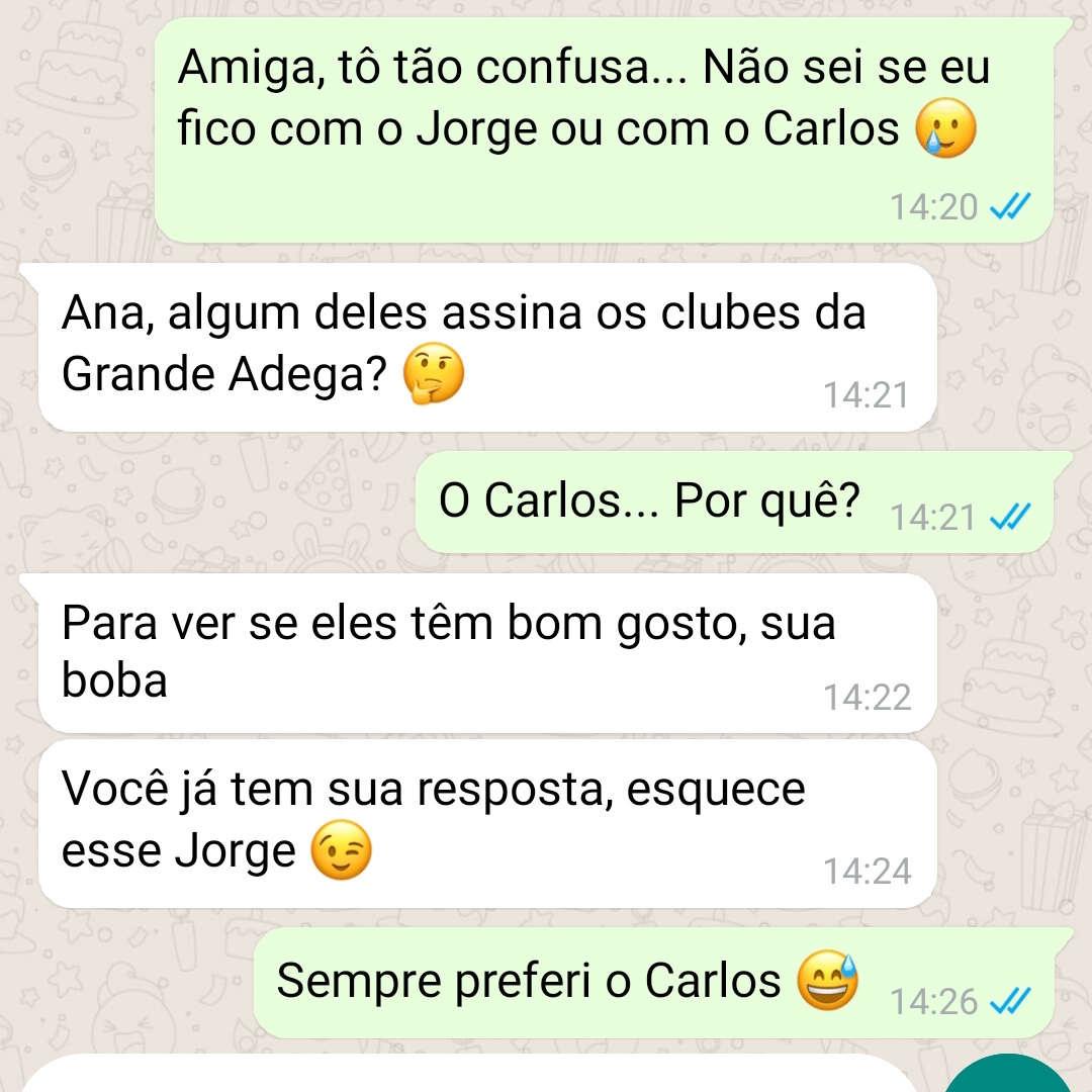 grandeadega's tweet photo. Jorge? Nunca ouvi falar... 🤣
Assine um dos nossos clubes no link da bio 😉
#grandeadega #grandesvinhos #vinhos #meme https://t.co/GC2yGEUzWR