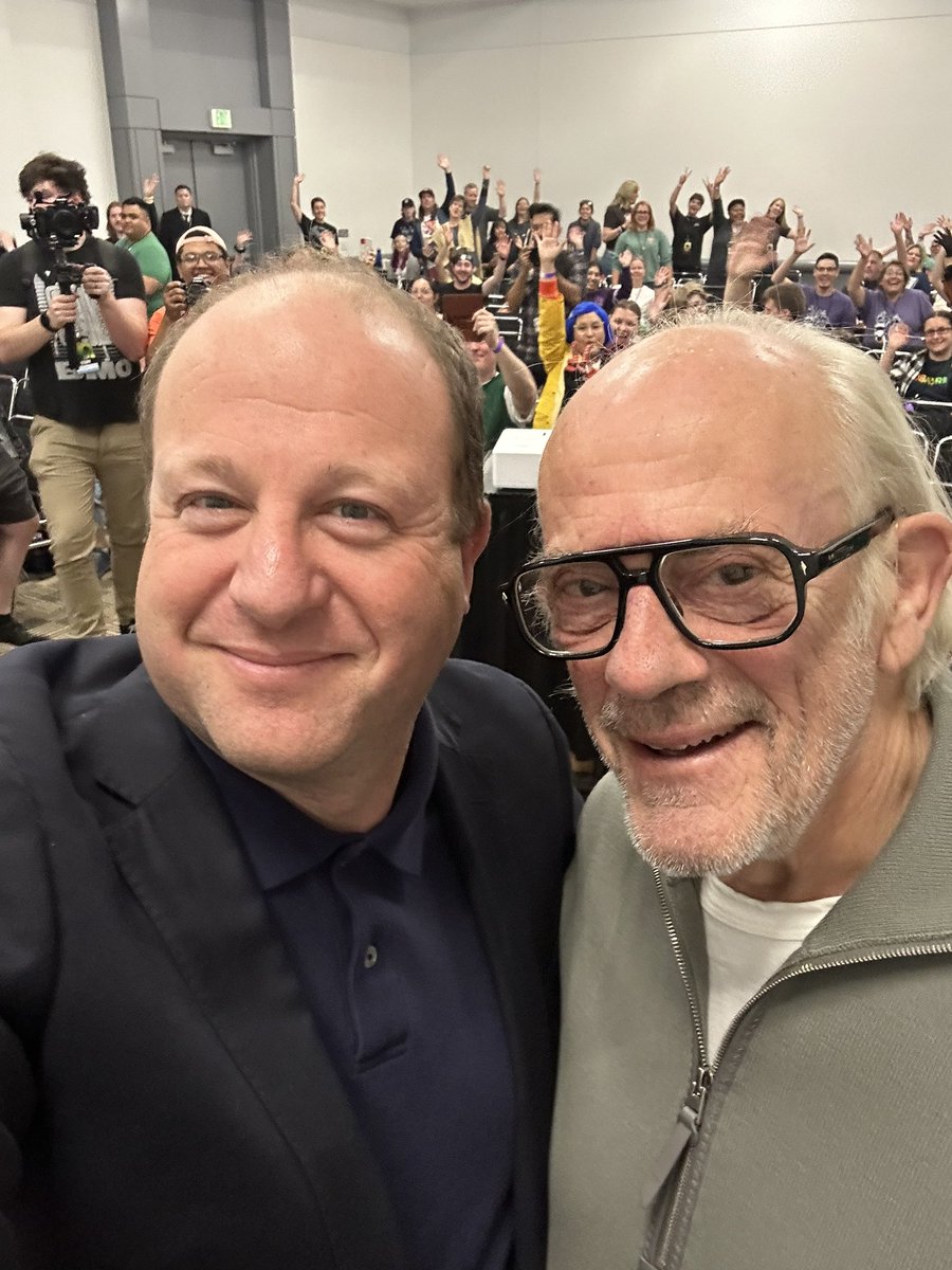 Great Scott! Christopher Lloyd is in town for @fanexpodenver this weekend!