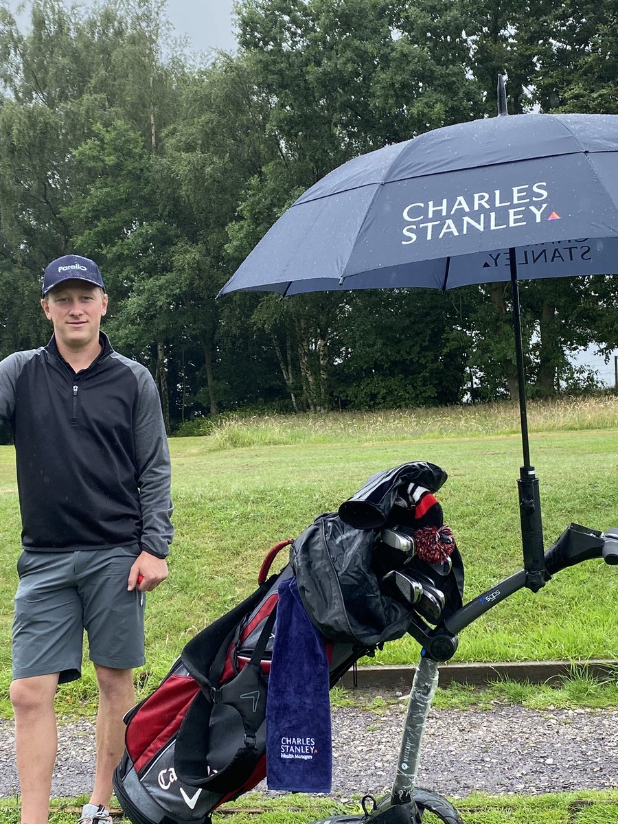 Great day today <a href="/NMGC1894/">NorthManchesterGolfClub</a> with <a href="/AlexGrayshon25/">Alex Grayshon</a> <a href="/roslers_vest/">Scott Moseley</a> pity the rain came down but at least <a href="/AlexGrayshon25/">Alex Grayshon</a> had his <a href="/_CharlesStanley/">Charles Stanley Wealth Managers</a> wet gear thanks to <a href="/Iansackfield/">Ian SACKFIELD</a>