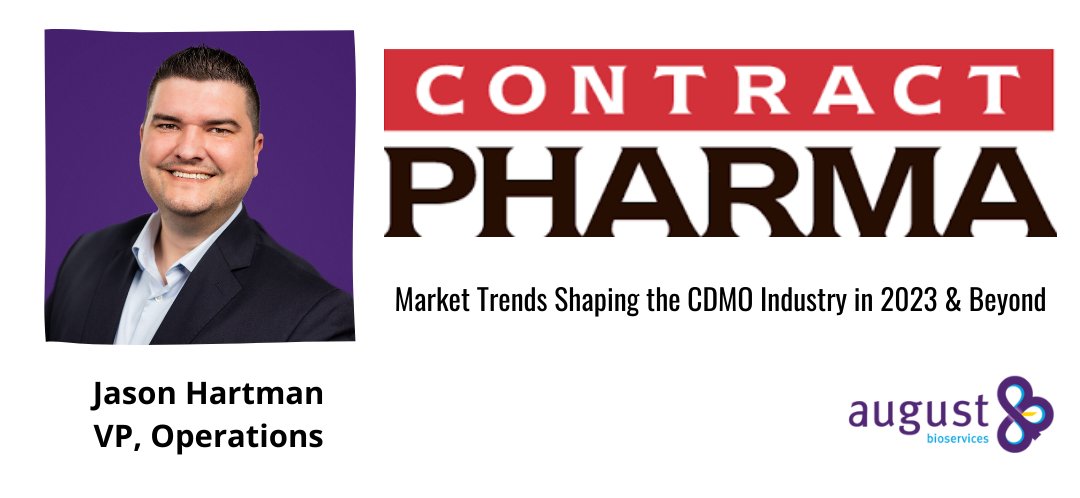 August Bio (@augustbiollc) on Twitter photo Check out <a href="/ContractPharma/">Contract Pharma</a> “3 Key Trends” series with <a href="/AugustBioLLC/">August Bio</a> Jason Hartman, VP of Operations.
With over 20 years of operations expertise, Jason will shares his observations about 3 key trends shaping the industry in 2023 and beyond.
lnkd.in/eisg8hbb Check out <a href="/ContractPharma/">Contract Pharma</a> “3 Key Trends” series with <a href="/AugustBioLLC/">August Bio</a> Jason Hartman, VP of Operations.
With over 20 years of operations expertise, Jason will shares his observations about 3 key trends shaping the industry in 2023 and beyond.
lnkd.in/eisg8hbb