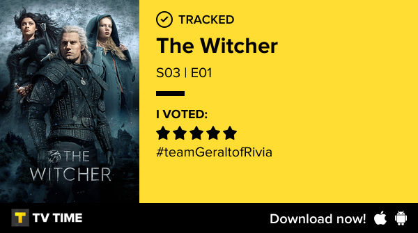 Sarah_L_King's tweet photo. I've just watched episode S03 | E01 of The Witcher! https://t.co/uJvQAYxr6p #tvtime https://t.co/RWPtQ4aSjg