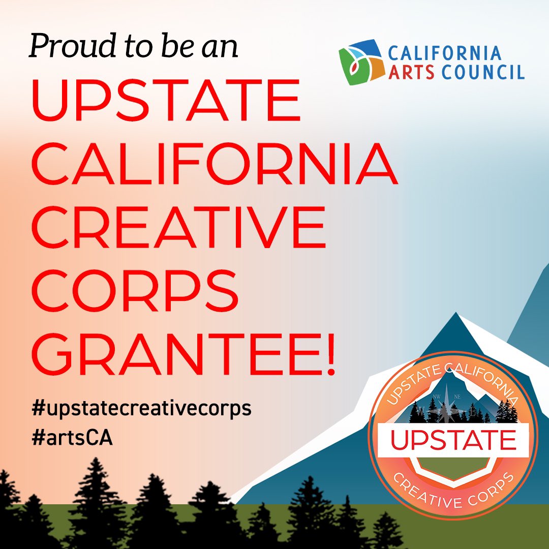 anticinadrain's tweet photo. So elated to announce that my project ‘Where Do We Go From Here’ received a grant from the Upstate California Creative Corps! https://t.co/ylUw7H3h29
#upstatecreativecorps #upstatecaliforniacreativecorps #upstateartists #californiaartscouncil 
#artsCA #nevadacountyarts #mendocino https://t.co/UCVkAlBW2b