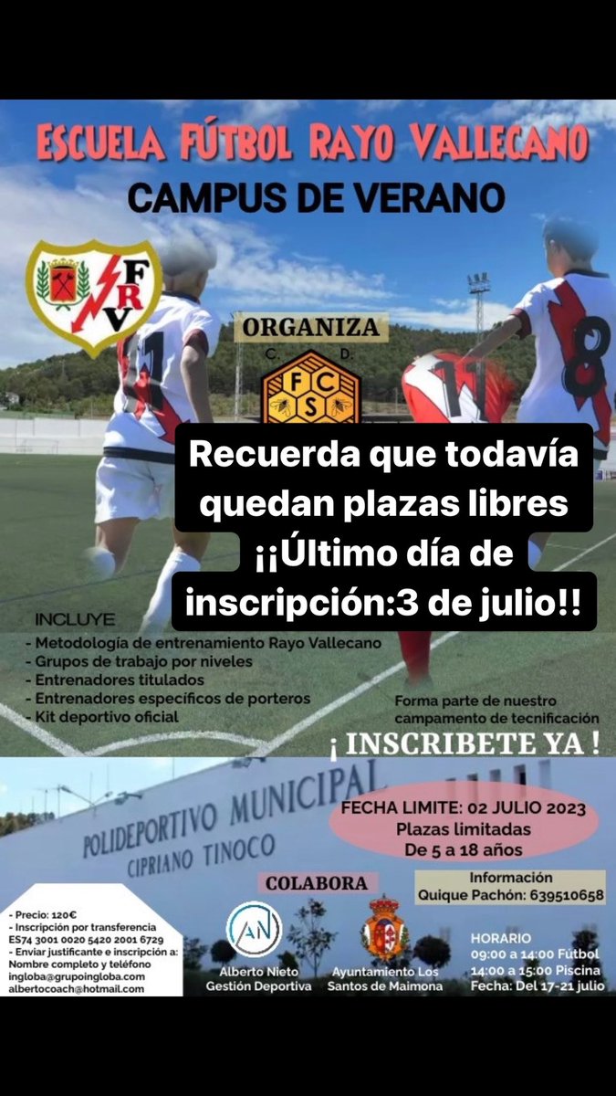 Que poco queda!!! Vamos que todavía estás a tiempo!! 👏👏👏👏